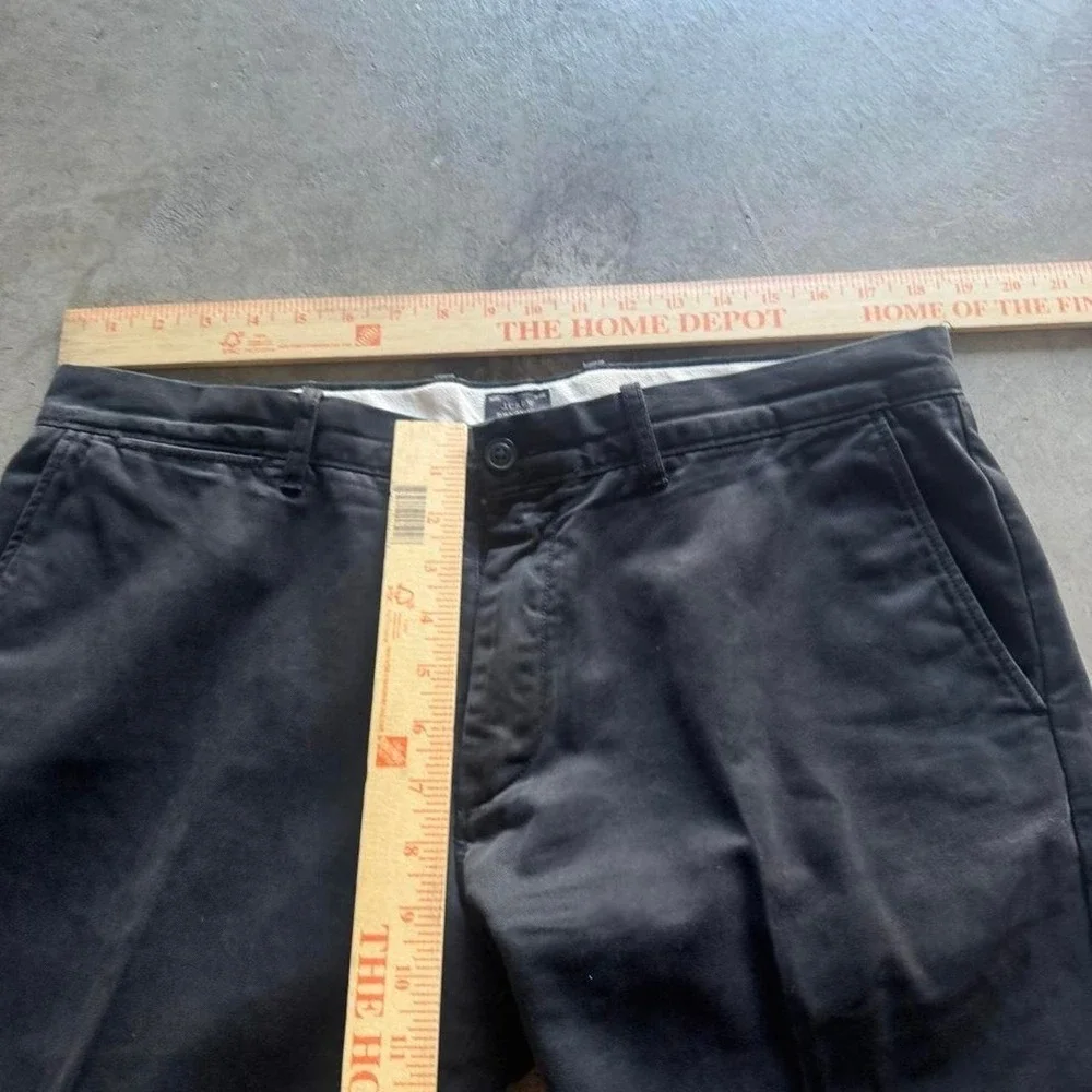 36x30 Black Pleated Straight Wide Leg Pants Y2K Grunge 2000s Vintage